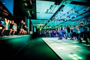 Haka workshop geven aan medewerkers van flynth